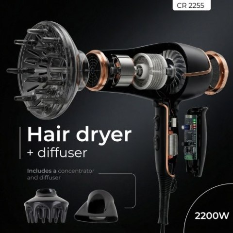Camry Suszarka 2200W + dyfuzor
