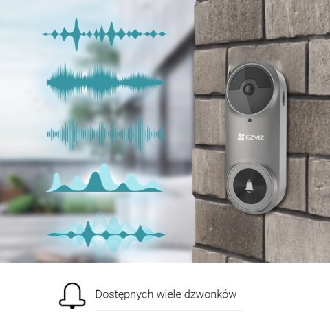 Dzwonek bezprzewodowy WiFi z kamerą, DB2, EZVIZ EZVIZ