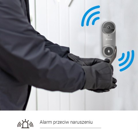 Dzwonek bezprzewodowy WiFi z kamerą, DB2, EZVIZ EZVIZ