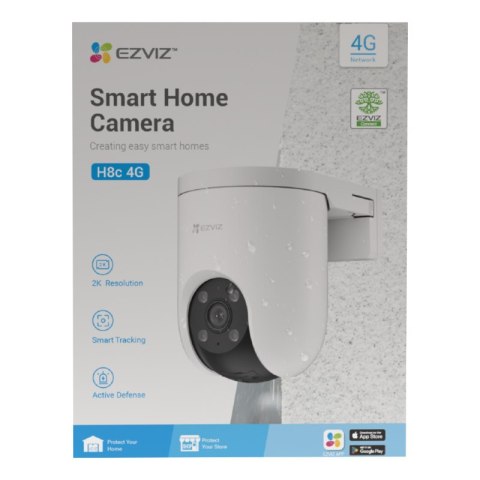 Kamera WiFi 4G, zewnętrza, H8C 4G, EZVIZ