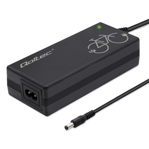 Qoltec Ładowarka do roweru, skutera elektrycznego 36V | 42V | 2A | 5.5*2.1 | +kabel zasilający