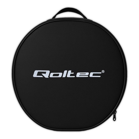 Qoltec Mobilna ładowarka do samochodu elektrycznego EV z regulacją 2w1 Typ2 | 3.5kW | 230V | LED | 5m