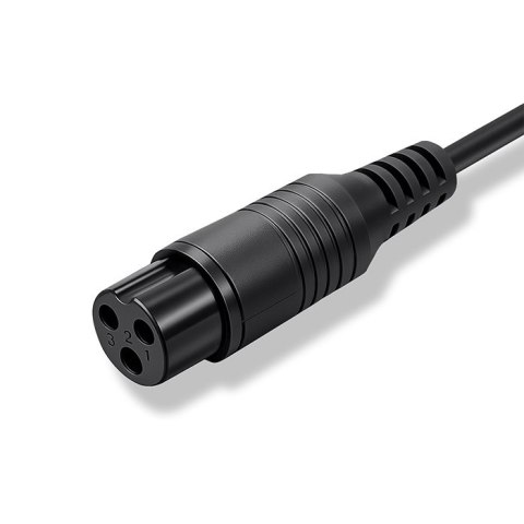 Qoltec Szybka Ładowarka do roweru elektrycznego 36V | 42V | 2A | 3P-GX16 | +kabel zasilający