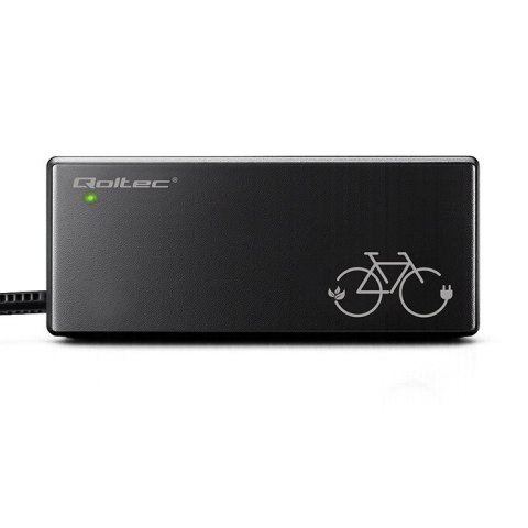 Qoltec Szybka Ładowarka do roweru elektrycznego 36V | 42V | 2A | wtyczka Bosch 3Pin +kabel zasilający