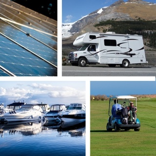 Akumulator LiFePO4 12ah, 12.8 V Qoltec