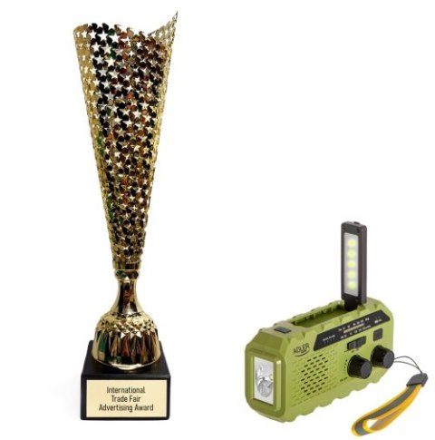 Adler Radio solarne z korbką ręczną