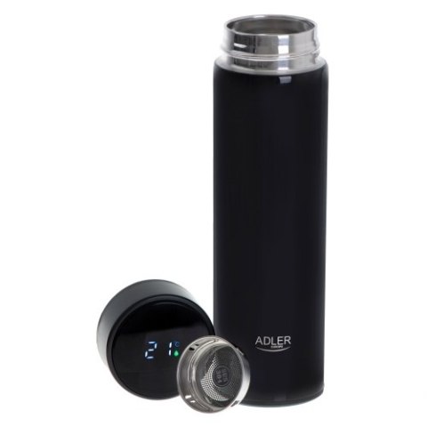 Adler Termos LED 473ml czarny