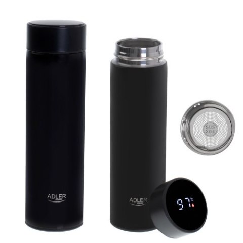 Adler Termos LED 473ml czarny