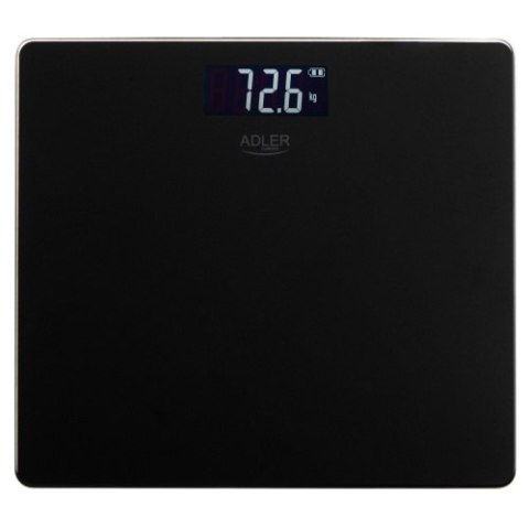 Adler Waga Łazienkowa USB-C, Akumulatorowa, 180 kg, Dokładność 100 g