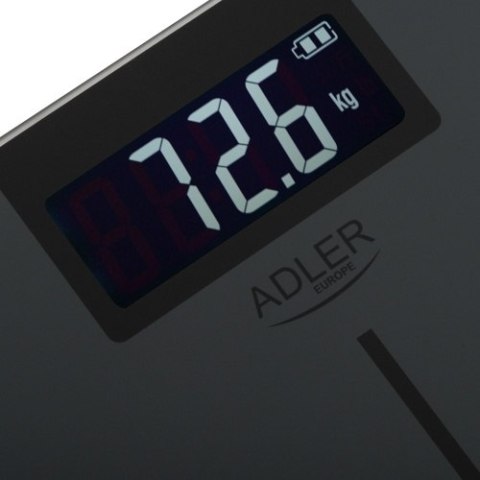 Adler Waga Łazienkowa USB-C, Akumulatorowa, 180 kg, Dokładność 100 g