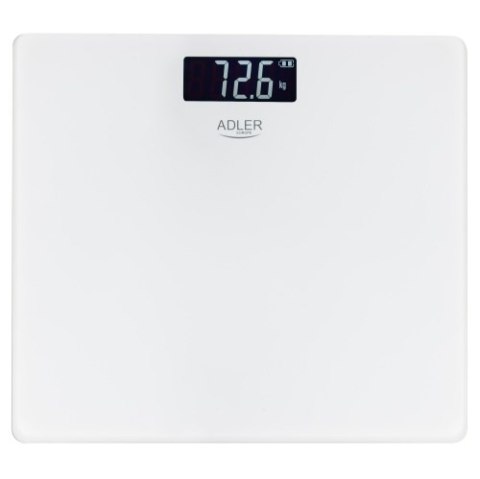 Adler Waga Łazienkowa USB-C, Akumulatorowa, 180 kg, Dokładność 100 g