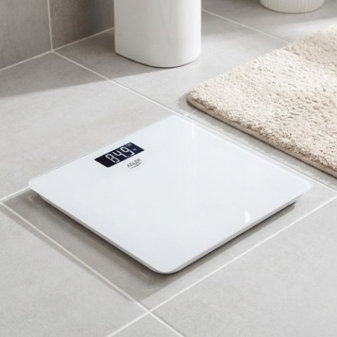 Adler Waga Łazienkowa USB-C, Akumulatorowa, 180 kg, Dokładność 100 g