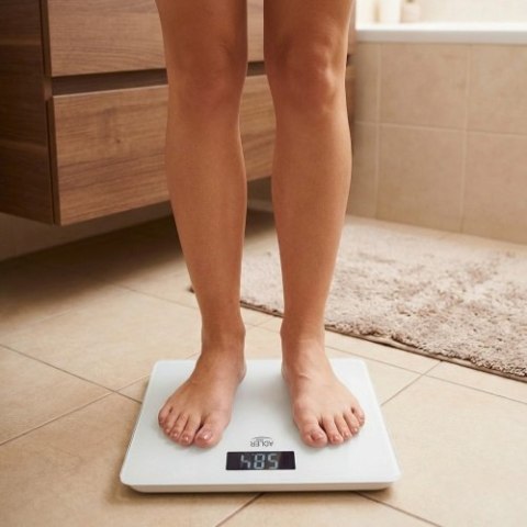 Adler Waga Łazienkowa USB-C, Akumulatorowa, 180 kg, Dokładność 100 g