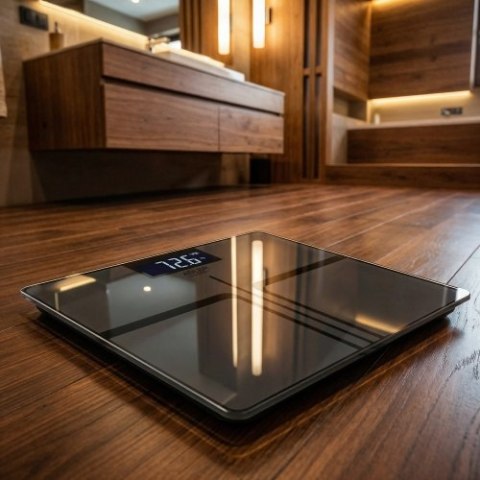 Adler Waga Łazienkowa USB-C, Akumulatorowa, 180 kg, Dokładność 100 g