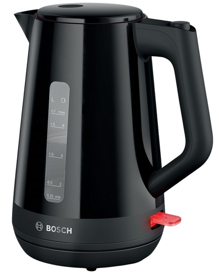 Czajnik elektryczny czarny 1,7l 2400W Bosch TWK 1M123
