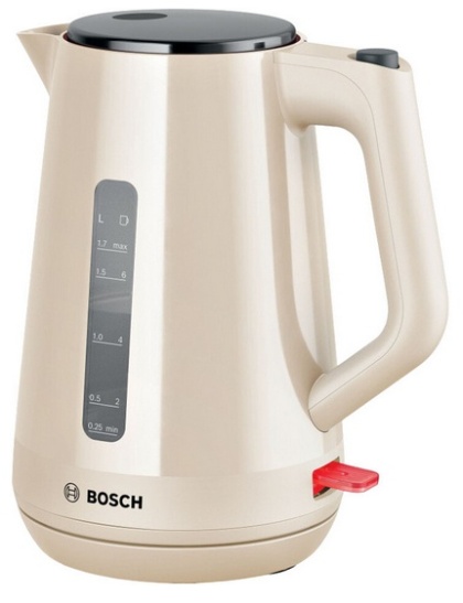 Czajnik elektryczny beżowy kość słoniowa 1,7l 2400W Bosch TWK1M127