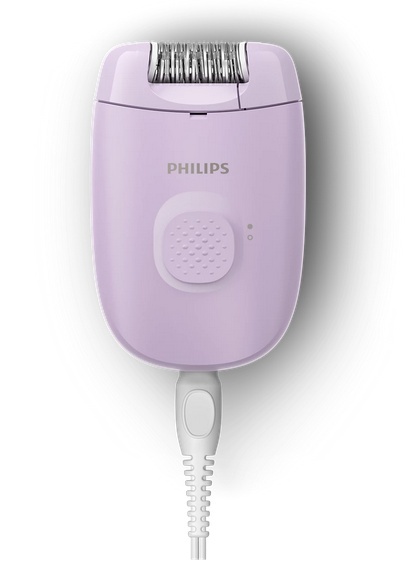 Depilator ceramiczny zasilany sieciowo fioletowy Philips BRE 237/00