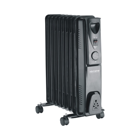 Grzejnik olejowy 9 żeberek czarny 2000W