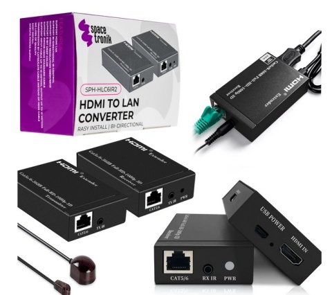 Konwerter HDMI na LAN Spacetronik SPH-HLC6IR2