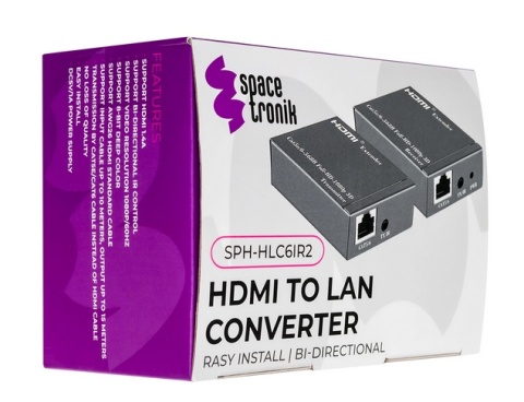 Konwerter HDMI na LAN Spacetronik SPH-HLC6IR2