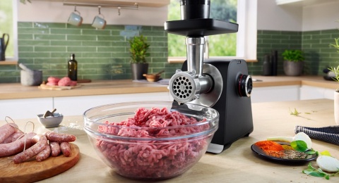 Maszynka do mięsa Bosch, czarna Serie 6 MFWS640B