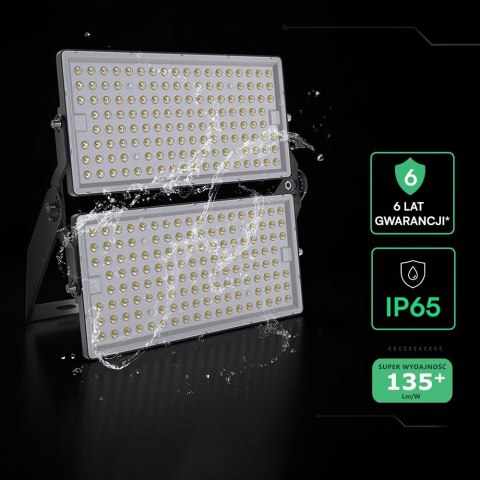 Projektor LED V-TAC CREE CHIP 500W czarny IP65 135Lm/W VT-48500 4000K 67500lm