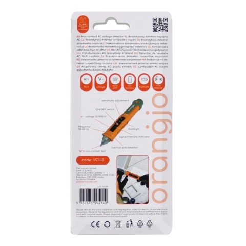 Tester napięcia AC Fazer ORANGJO