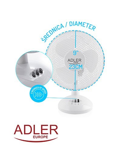 Adler Wentylator 23cm
