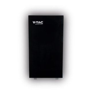 Magazyn bank energii V-TAC czarny szklany front 10.24kWh 200Ah/51.2V LiFePO4 BMS VT-10240B