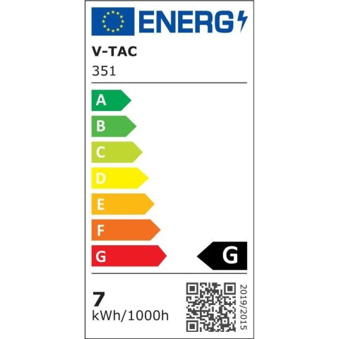 Oprawa 7W LED V-TAC Szynosystem 3F SAMSUNG CHIP CRI90+ Biała VT-407 4000K 420lm 