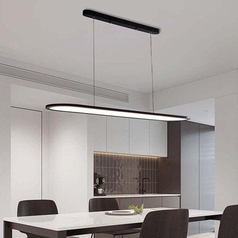 Oprawa zwieszana V-TAC 24W LED czarna VT-7821 3000K 3000lm