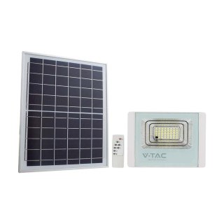 Projektor LED solarny V-TAC 40W biały IP65 pilot timer VT-200W 6400K 3100lm