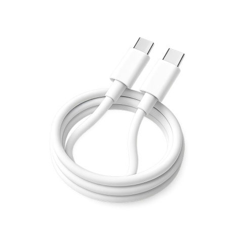 Przewód PD Typ-C-Typ-C 5A 100W 1m biały TCA-07c Teltech