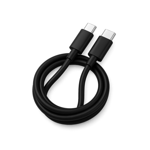 Przewód PD Typ-C-Typ-C 5A 100W 1m czarny TCA-07 Teltech
