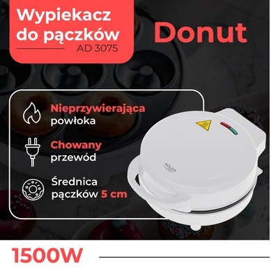 Wypiekacz do pączków AD 3075 Adler Donut