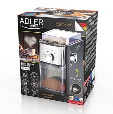Żarnowy młynek do kawy AD 4448 ADLER