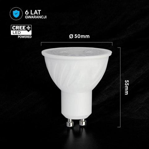 Żarówka LED V-TAC CREE CHIP 4,5W GU10 38st VT-275 6500K 345lm