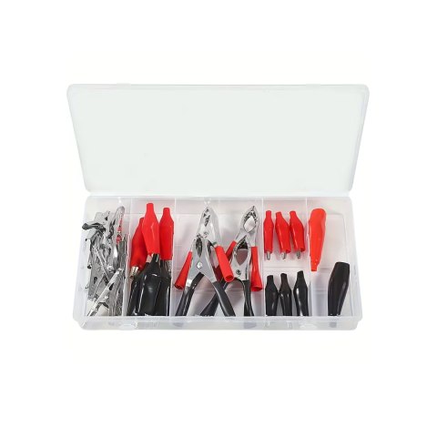 Zestaw krokodylków 28 sztuk box