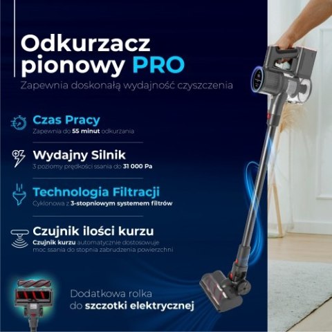 Adler Odkurzacz Pionowy - PRO LED