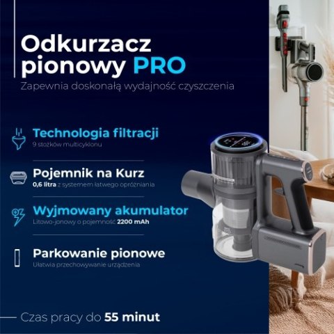 Adler Odkurzacz Pionowy - PRO LED