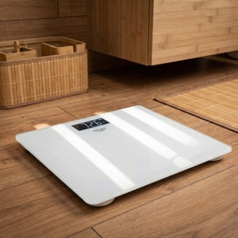 Adler Waga Łazienkowa USB-C, Akumulatorowa, 180 kg, Dokładność 100 g