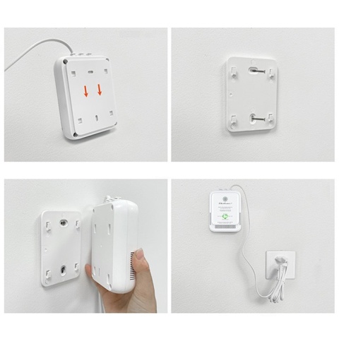 Czujnik wycieku gazu ziemnego i tlenku węgla (czadu) detektor CH4Co alarm 85dB