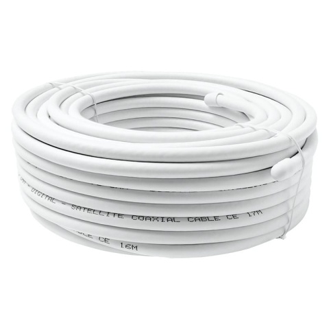 Kabel koncentryczny RG6, 1 mm CCA, 15 m, karton
