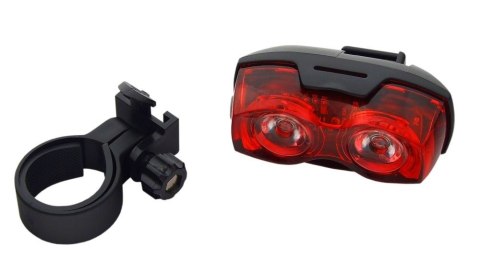 Lampa rowerowa LED tył 2x0,5w everActive