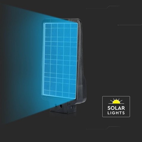 Naświetlacz oprawa uliczna solarna V-TAC 20W LED czarna IP65 150Lm/W VT-ST20CCT 3000lm