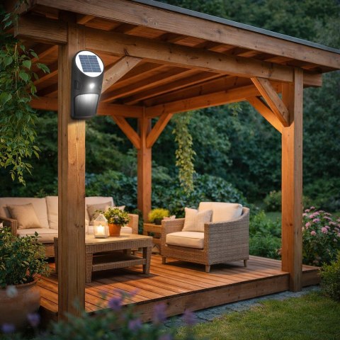 Oprawa elewacyjna LED Palesa 1W 4000K czarna z czu