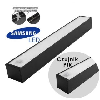 Oprawa led Cabail 24W 4000K 0,6m czarna PIR
