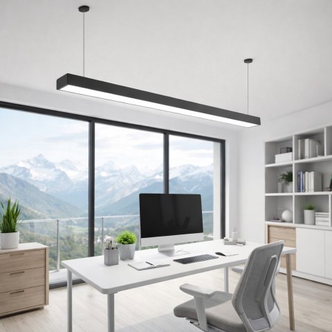 Oprawa led Cynideco 30W 4000K 1,2m czarna