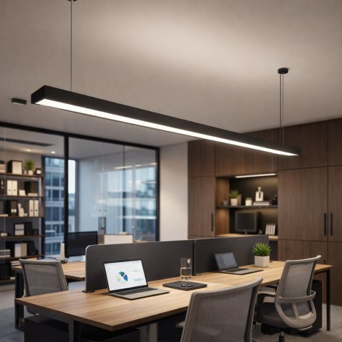 Oprawa led Cynideco 45W 4000K 1,5m czarna