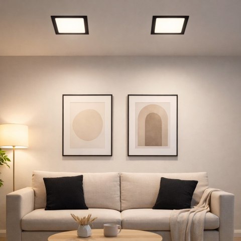 Panel led Gere 18W 230V 4500K czarny
